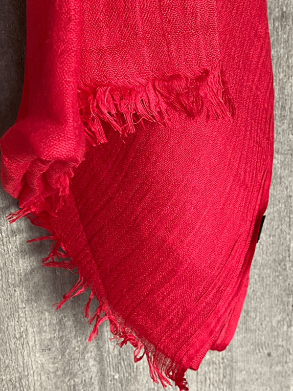 Ulrikke Skjerf, Bomull / Ull, Scarlet Red