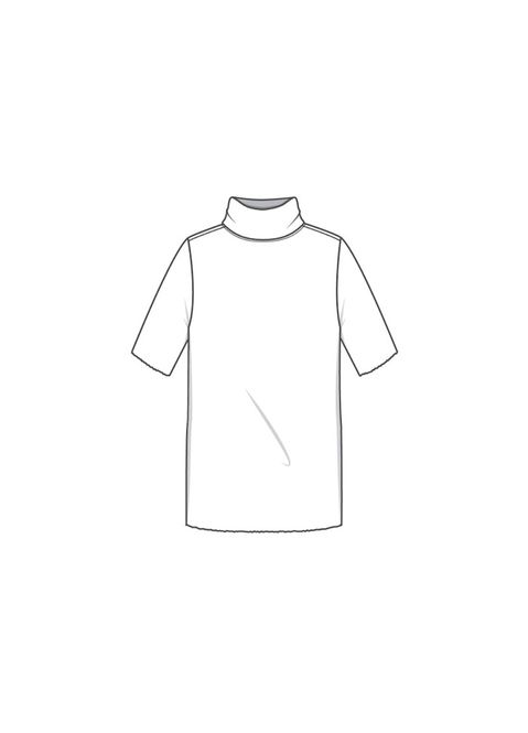 Hovedbilde PreOrder: 4084 Shirt Roll Neck 3/4s, Merino, ...