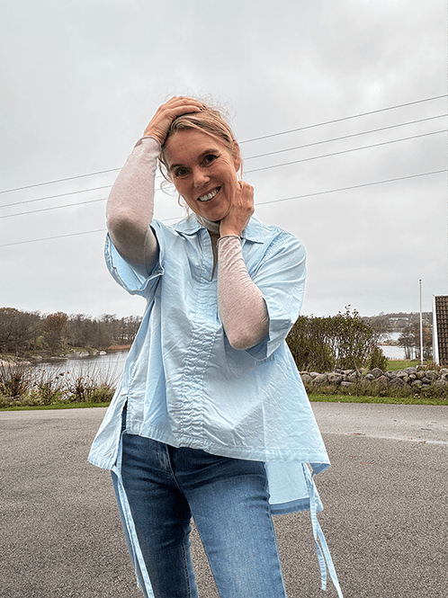 Hovedbilde 13041 SkjorteTopp, Light Blue, Poplin