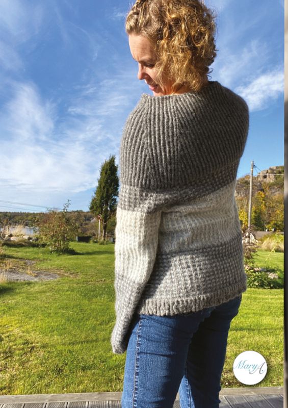 Neholmen-Genseren, strikkeoppskrift