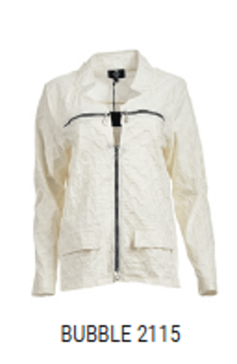 PreOrder: 2115 Jakke, Bubble, Bomull, Blå