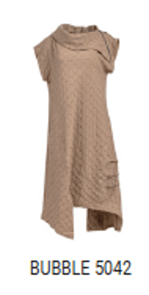 Hovedbilde PreOrder: 5042 Kjole, Bubble, Bomull, Blå