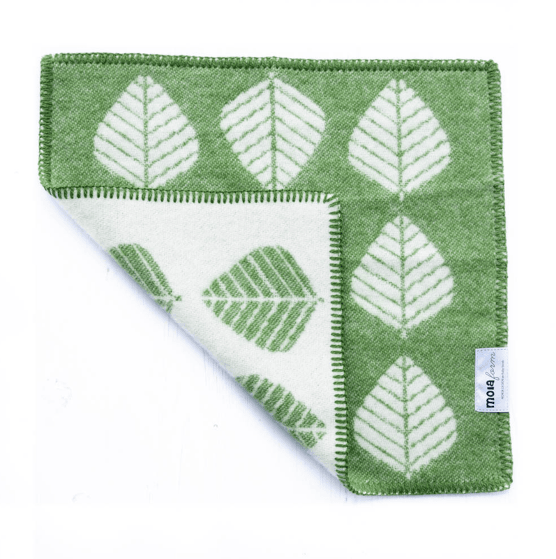 Sitteunderlag Løv, Ull, Grønn