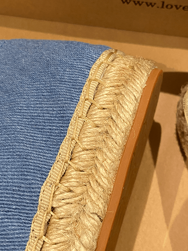 Gazzetta Denim Espadrilles, Sky Blue