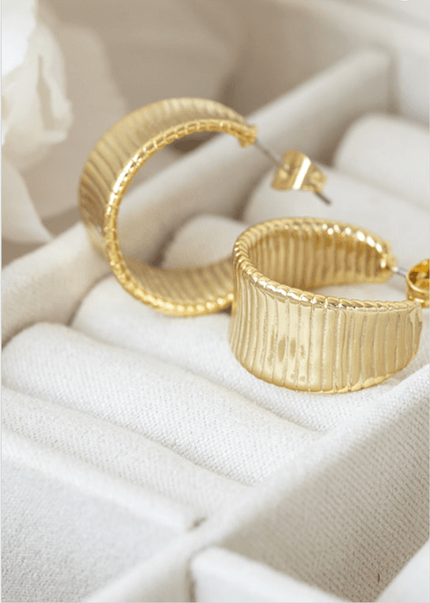 Hovedbilde Ambre, Øreringer, Gull