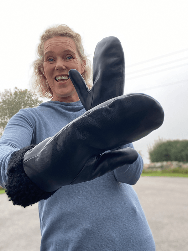 Matera Votter, Skinn, Black