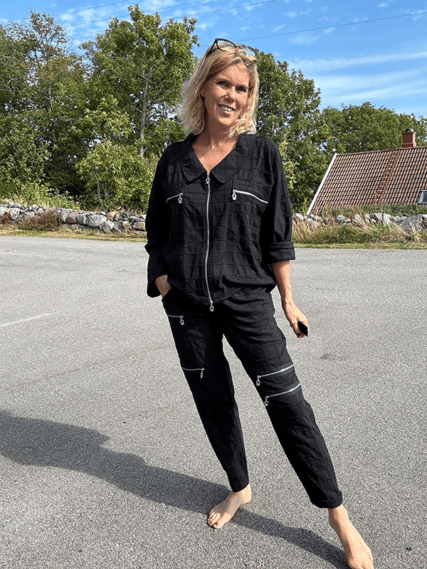 PreOrder: 4173 Bukse Smal, m eller u Glidelåsdetaljer, Bubble