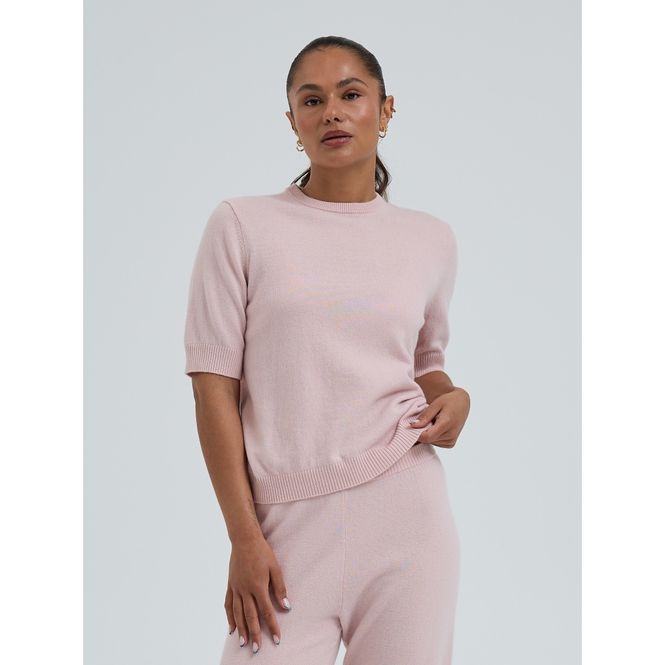 Hovedbilde Wool Cashmere, Classic T-Shirt, Powder Pink, ...