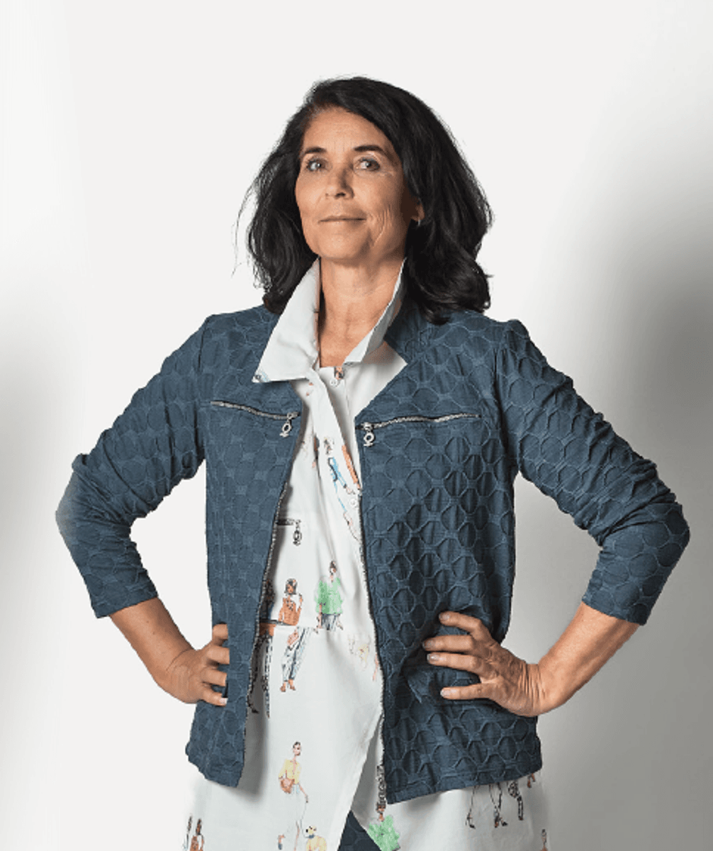 PreOrder: 2115 Jakke, Bubble, Bomull, Blå