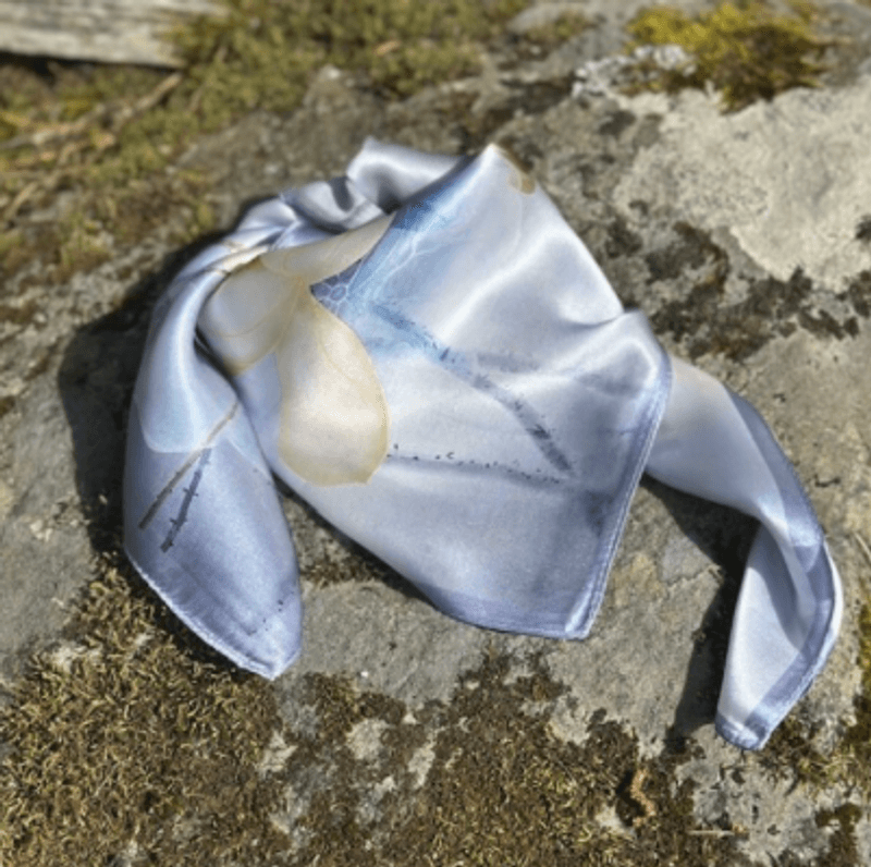 SilkeSkjerf 66cm, Molly, Lavendertoner / beige