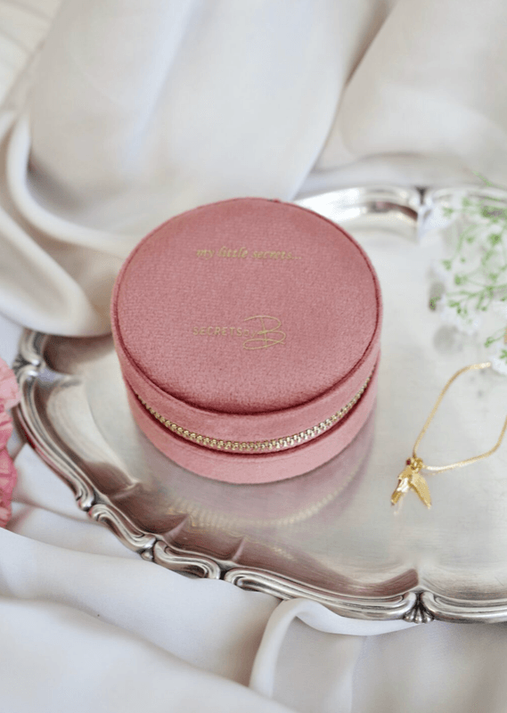 Smykkeskrin Lite Rundt, Old Pink
