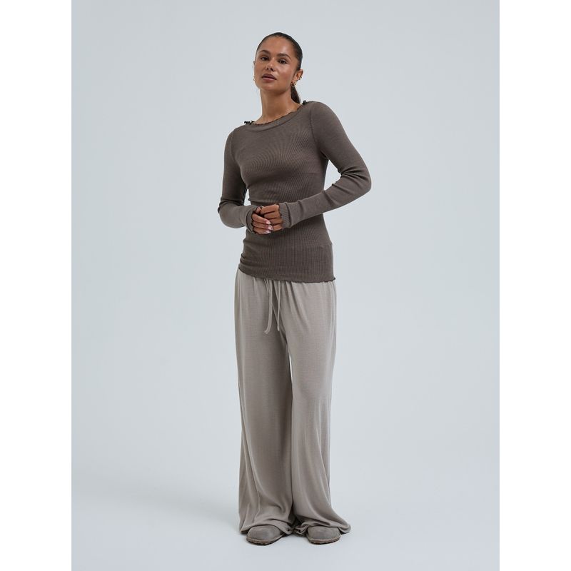 Wooly Boat Neck, Fungi, Merino / Silke