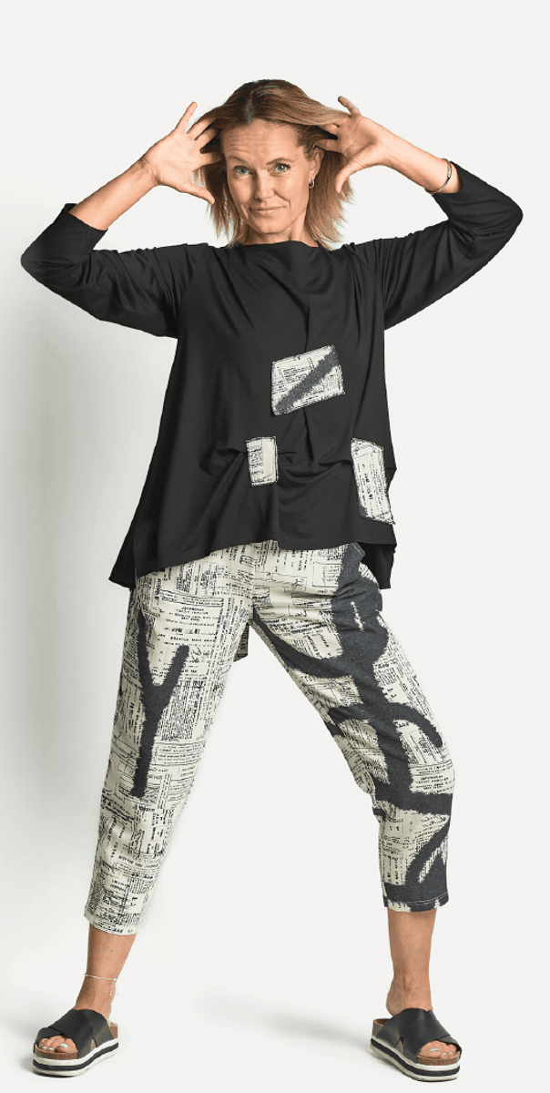 PreOrder: 0177 Topp, Letters, Black