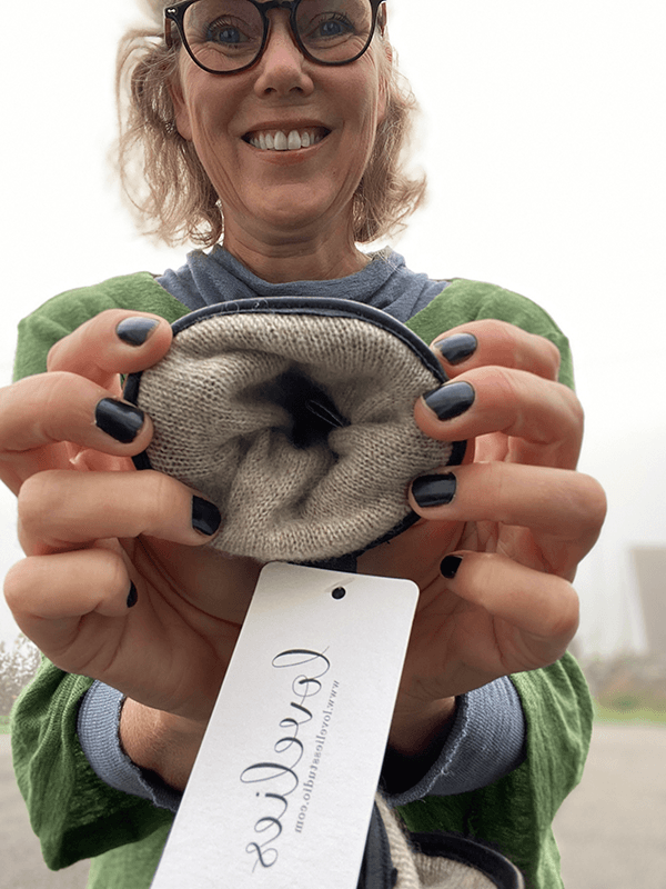 Asti Hansker, Skinn, Black