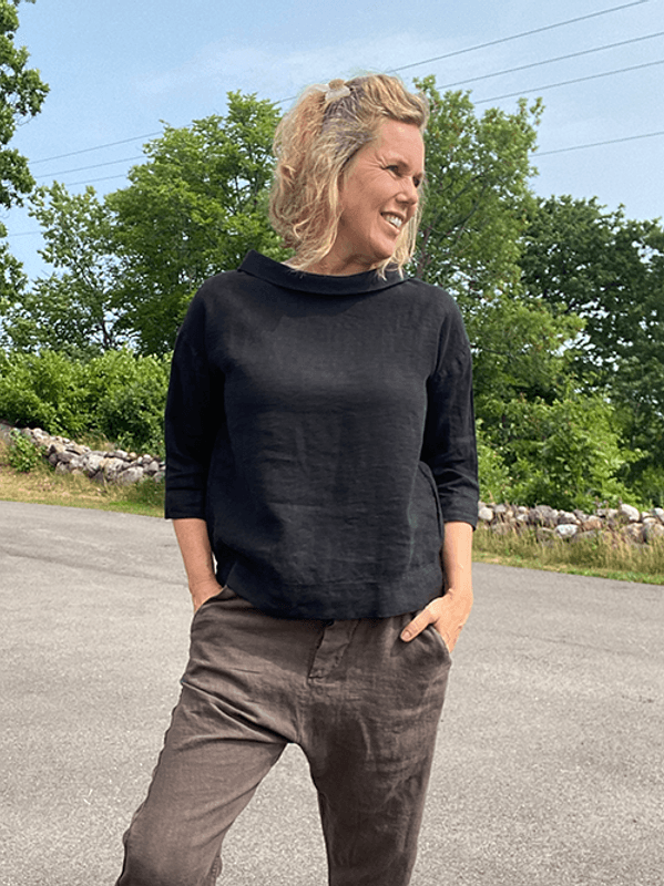 11001 Topp, Black, Lin