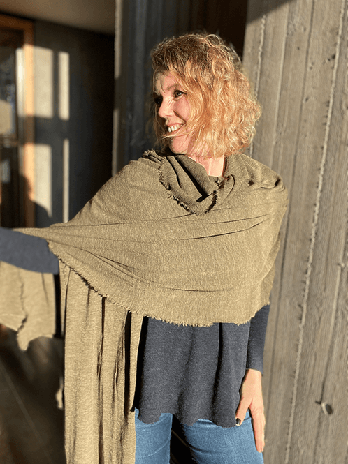 Hovedbilde 1030 Skjerf (XL), Capers Melange, Merino