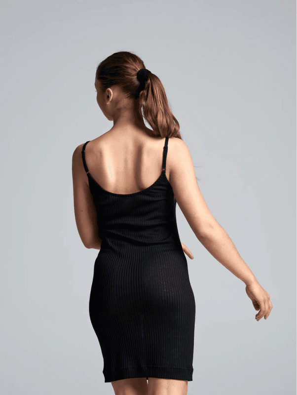 Elena UnderKjole, Silke, Black