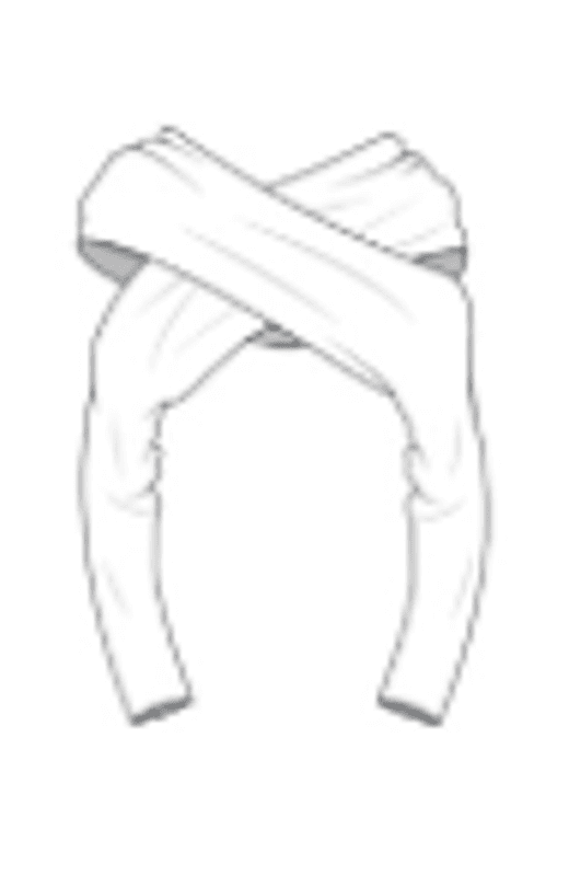 1047 Multi SkulderVarmer, Merino, Artic Melange
