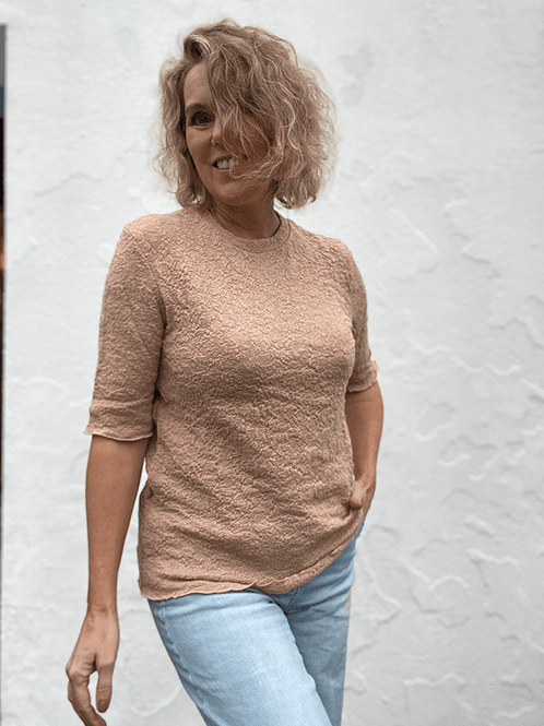Hovedbilde 4505 T-Skjorte, Nude, Bubble Wool