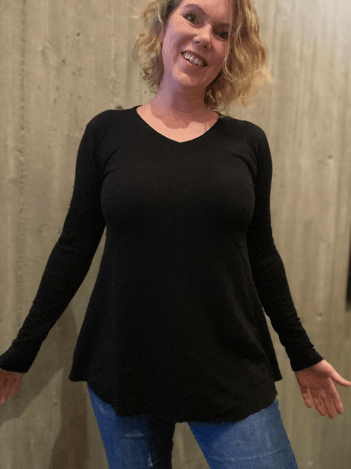 Hovedbilde 4022 T-Genser, Black, Merino