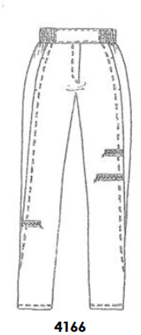 Hovedbilde PreOrder: 4166 Bukse Smal, Stretch, Blå og Sort