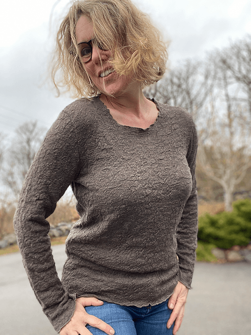 Hovedbilde 4502 Genser, Earth Melange, Bubble Wool