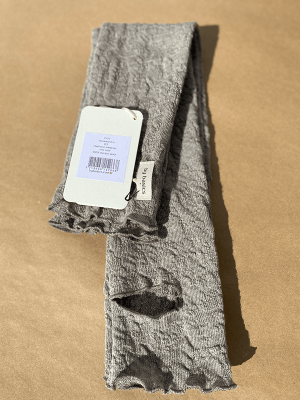 1502 LeggVarmere, Elephant Melange, Bubble Wool