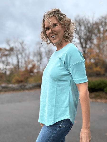 Hovedbilde 4305 T-Skjorte, Turquoise, Bomull