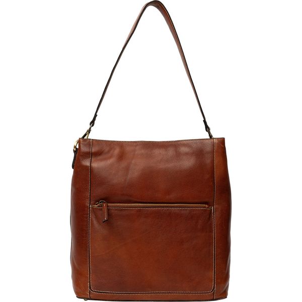 Hovedbilde Myra Big SkulderVeske, Skinn, Cognac