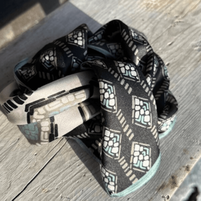 SilkeSkjerf 53cm, Nicole, Sort / Sjøgrønn