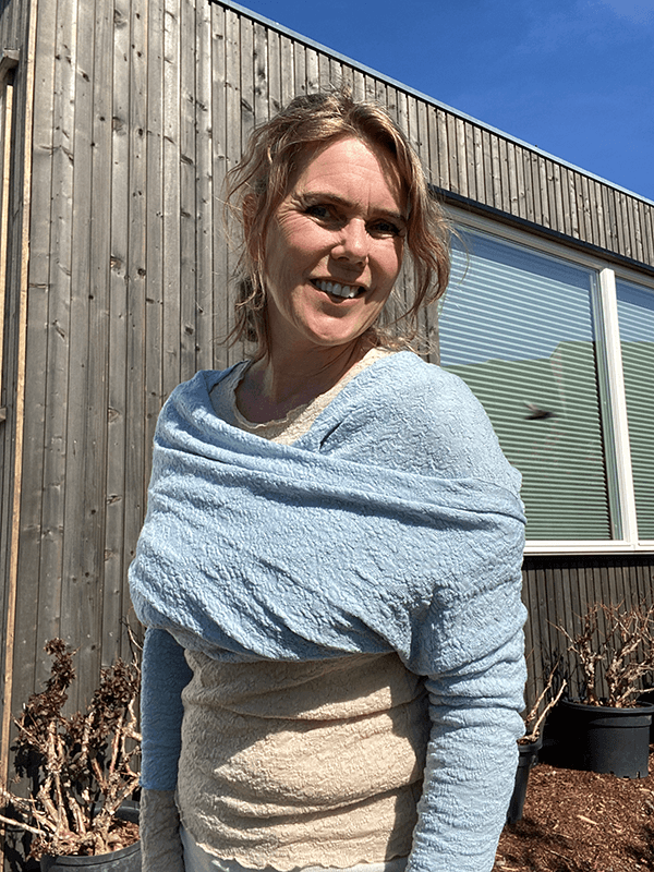 1507 SkulderVarmer, Blue Mist, Bubble Wool