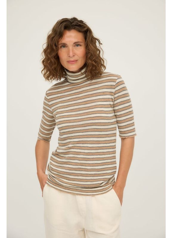 PreOrder: 4084 Shirt Roll Neck 3/4s, Merino, XS-XXL
