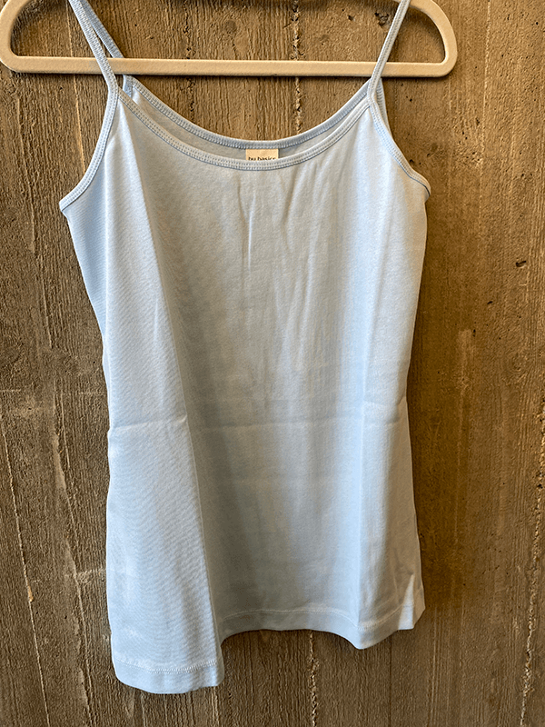 2300 Strap Top, Sky Blue, Bomull