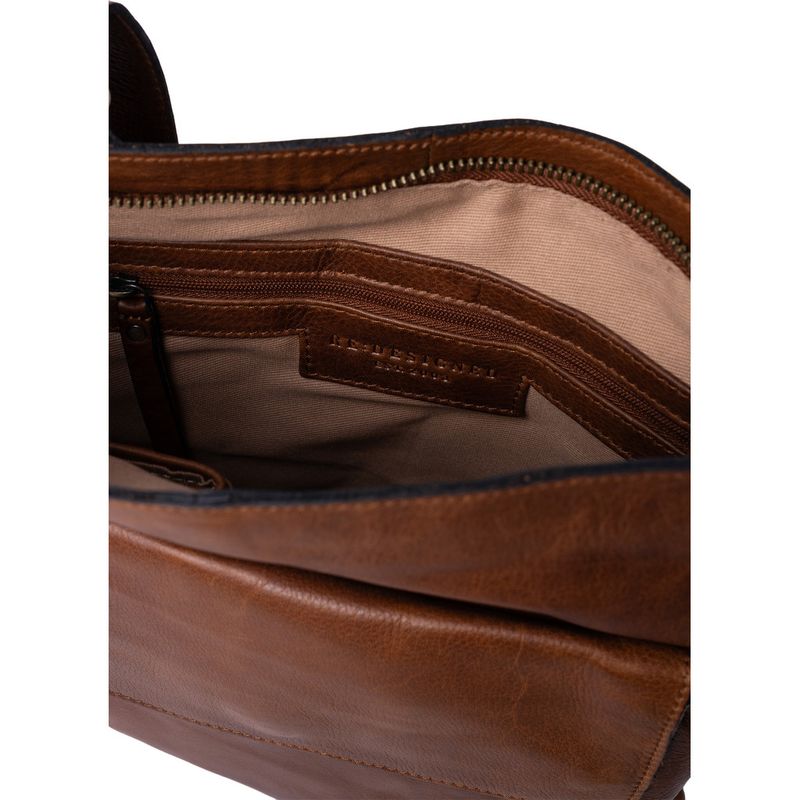Sara Big Crossover, Walnut, Skinn