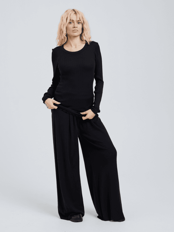 Allure T-Genser, Bomull, Black