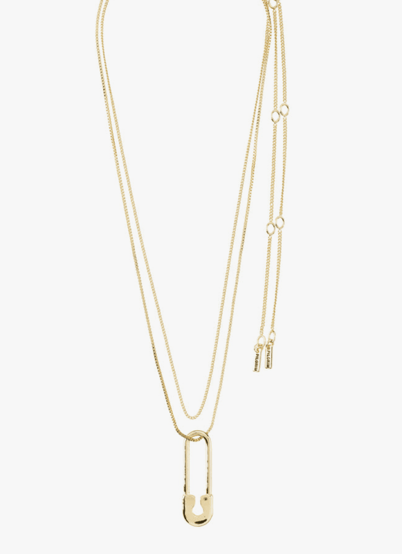 PACE resirkulert halskjede gullbelagt